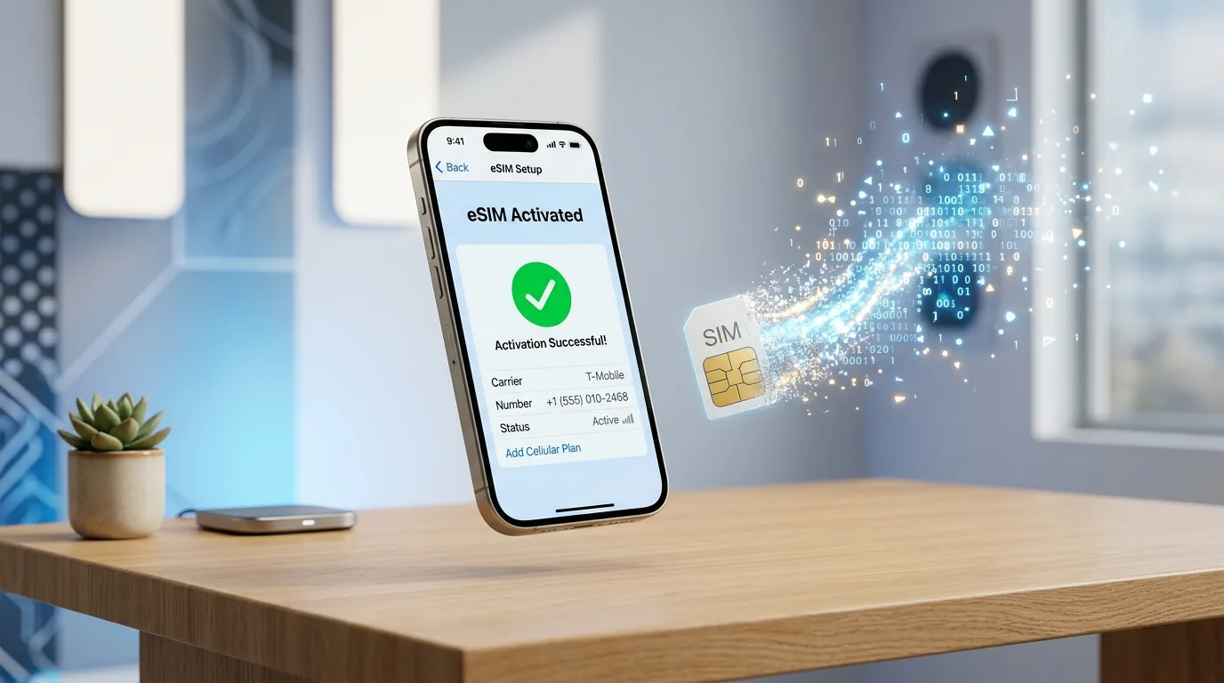 Pasar el chip físico a eSIM desde el iPhone en Chile