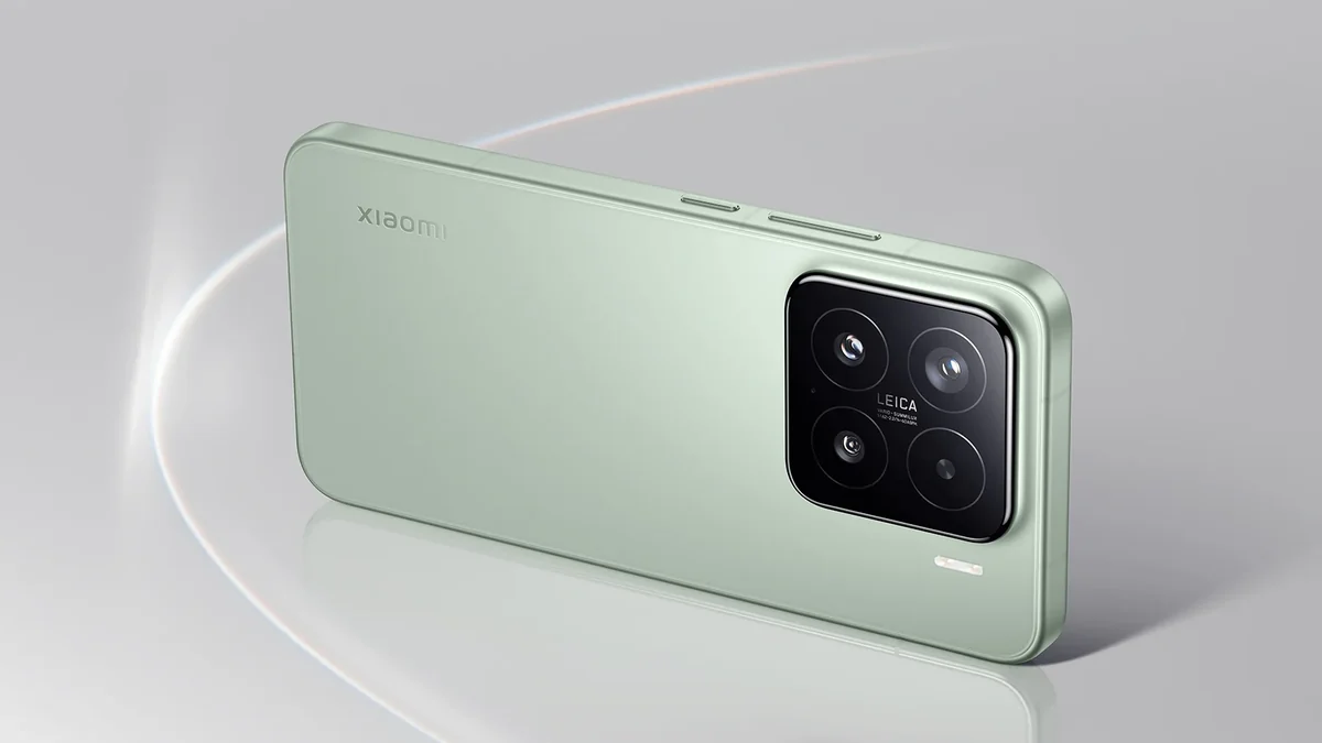 Xiaomi 15, de espaldas, imagen oficial de Xiaomi