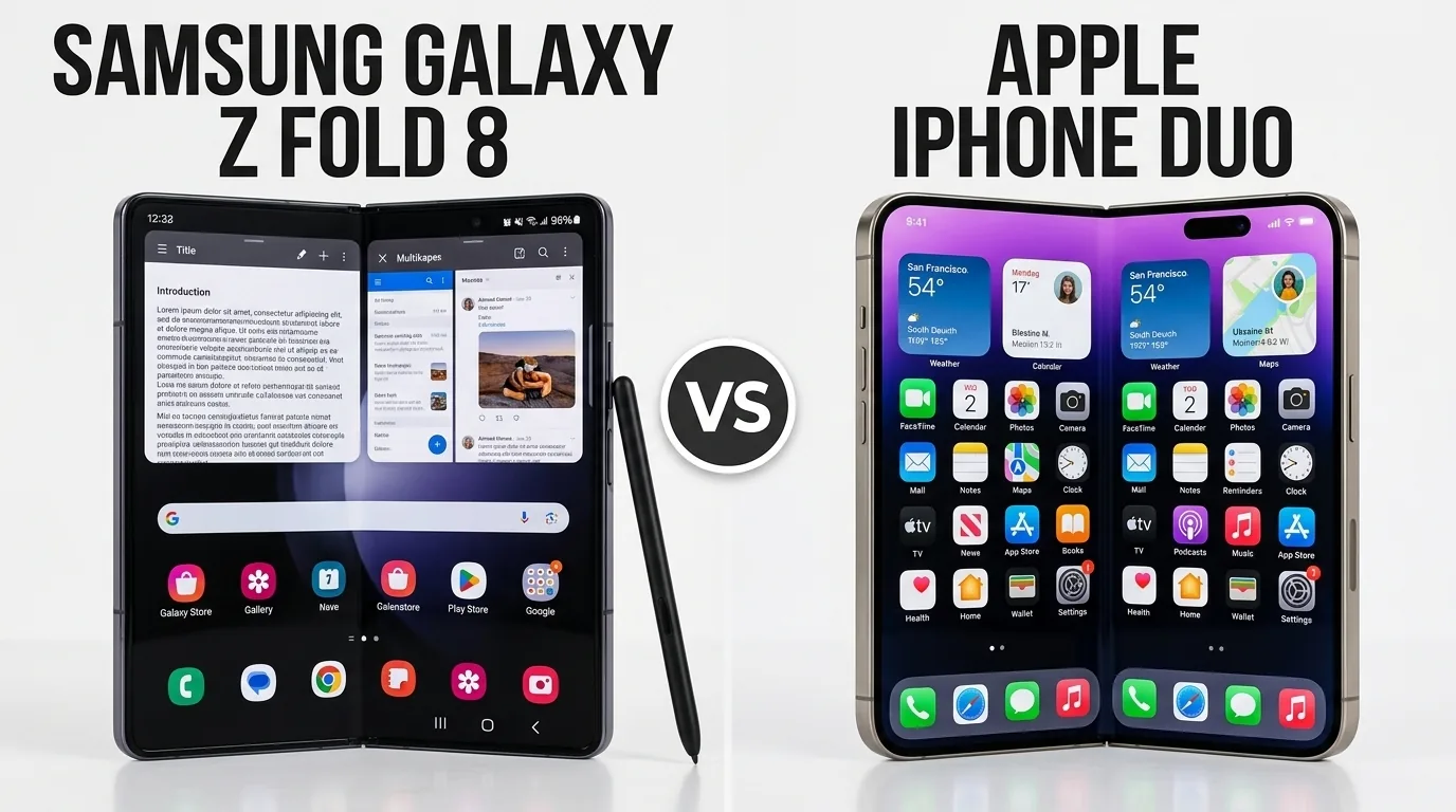 Galaxy Z Fold 8 y iPhone Duo: qué plegable conviene en Chile