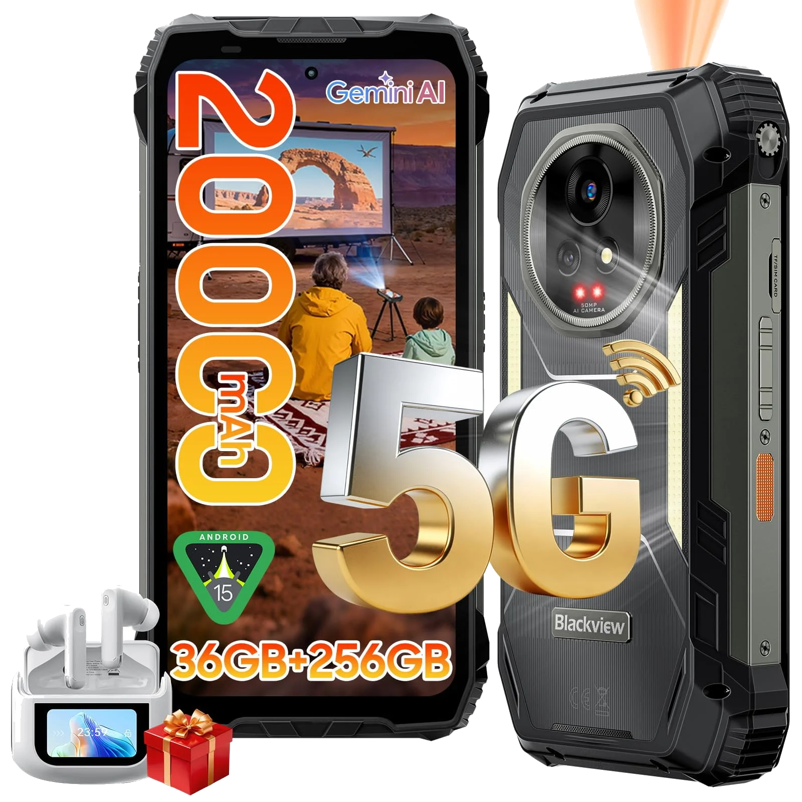Blackview Xplore 2 Gemini Ai 5G 6.73" Amoled
