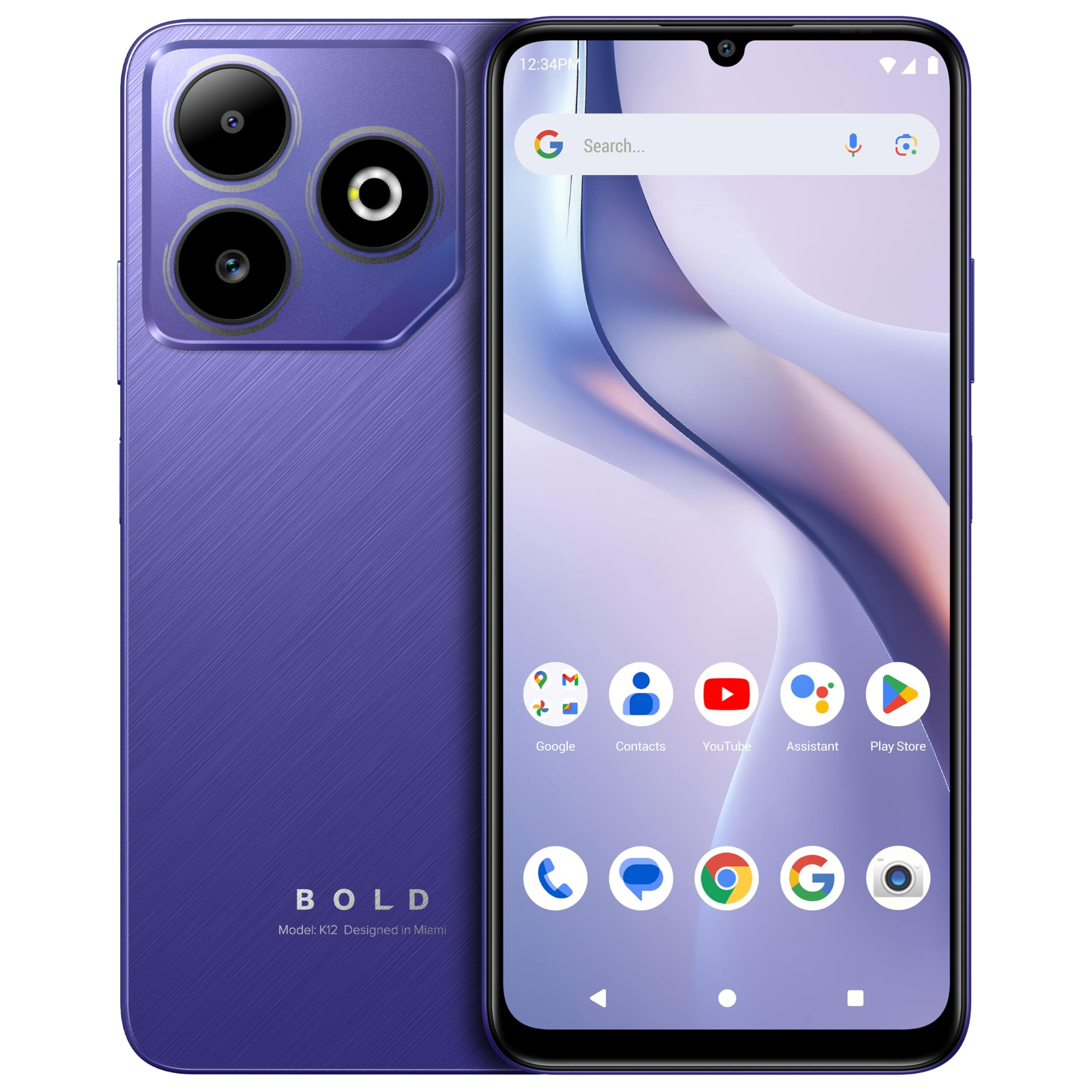 Blu Bold K12 6.8" Hd+ 120Hz Morado
