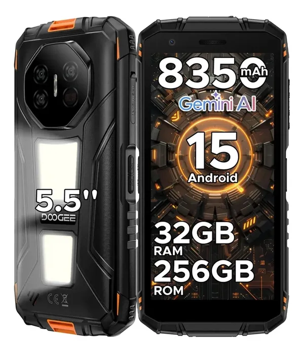 Doogee Fire 3 Max Rugerizado 5.5' 8+ 8.350Mah Linterna
