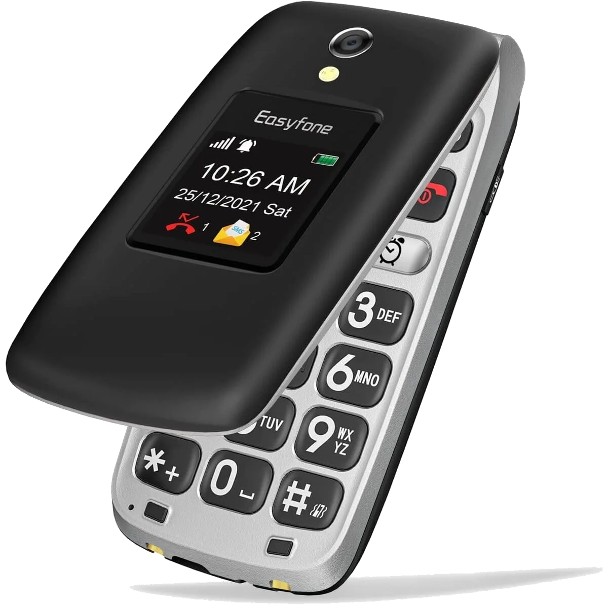 Easyfone Primea1 Pro Flip 4G Negro Para Adultos Mayores