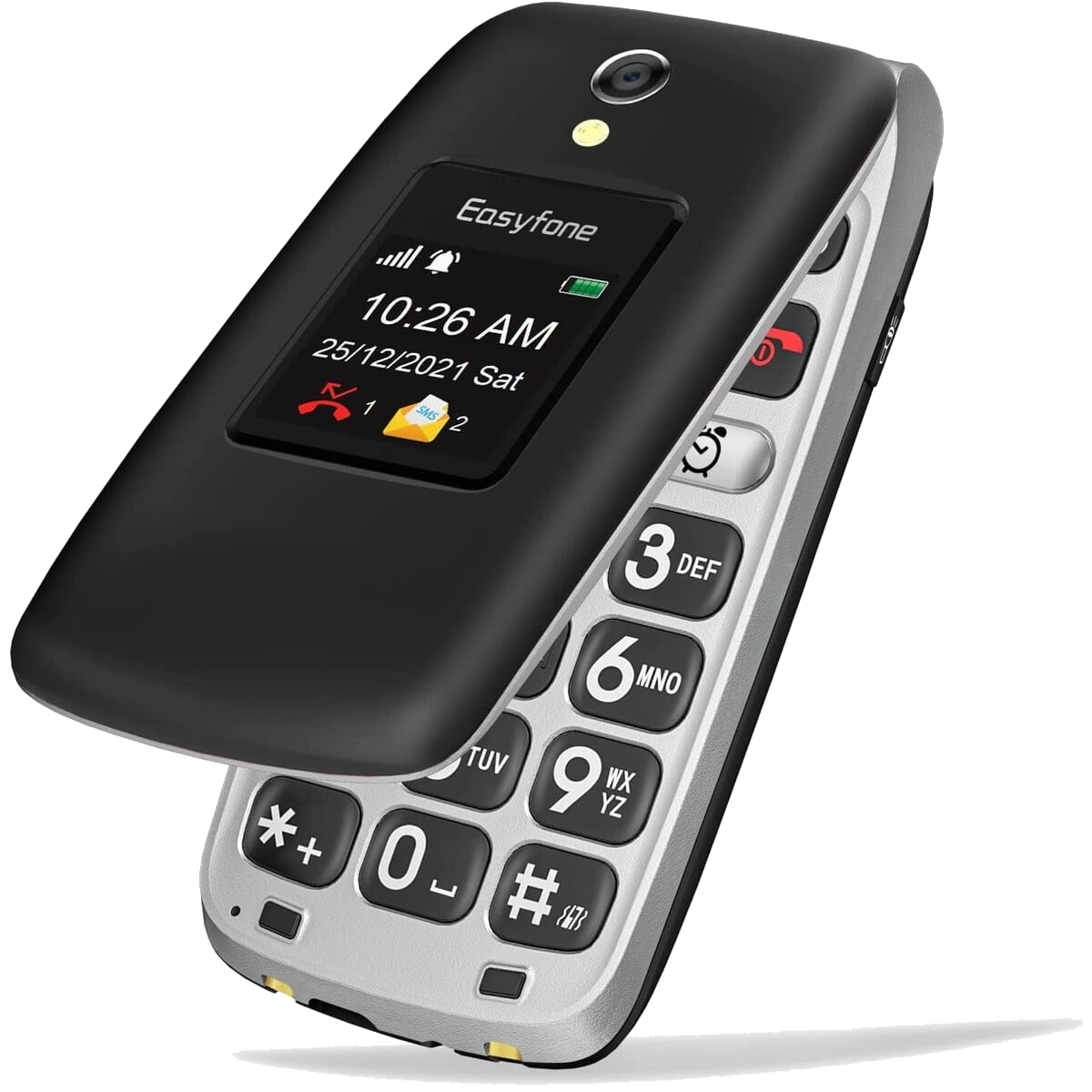 Primea1 Pro Flip 4G Negro Para Adultos Mayores