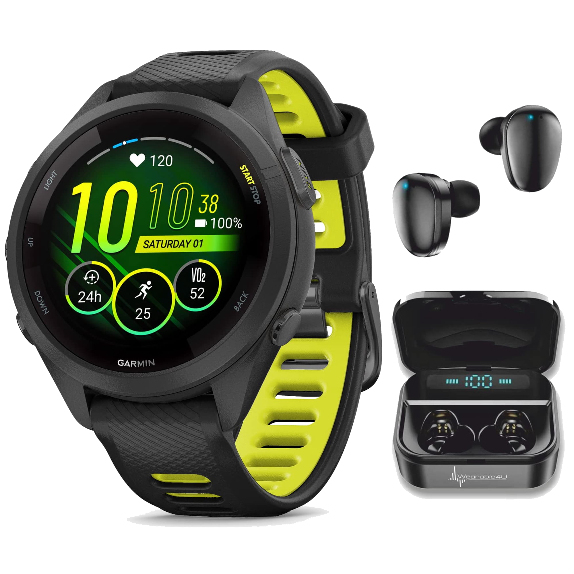 Reloj Inteligente Wearable4U Garmin Forerunner 265S Music Gps 42