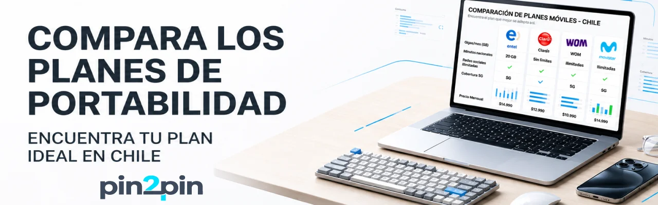Compara los planes de portabilidad — Entel, Claro, WOM, Movistar